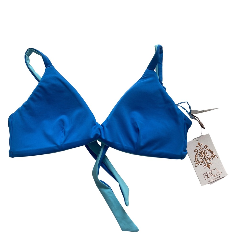 BECCA Audrey Reversible Bralette Bikini Top Women's Size Medium